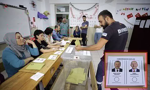 துருக்கி நாட்டில் அதிபர் தேர்தல்; வாக்கு பதிவில் 6.41 கோடி பேர் பங்கேற்பு