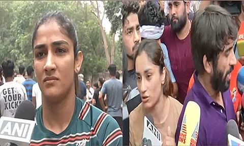 சத்தியாகிரக போராட்டம் நடத்தப்படும்; மல்யுத்த வீராங்கனை சங்கீதா போகத் பேட்டி