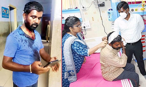 வருவாய் ஆய்வாளரை கல்லால் தாக்கி கொலை செய்ய முயற்சி