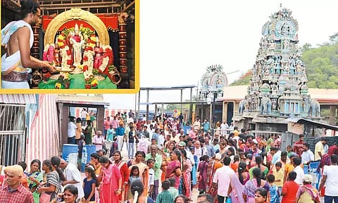 திருத்தணி முருகன் கோவிலில் திரளான பக்தர்கள் சாமி தரிசனம்
