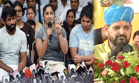 வீராங்கனைகள் பாலியல் புகார்: என் மீது குற்றம் நிருபிக்கப்பட்டால் தூக்கில் கூட தொங்க தயார் - பிரிஜ் பூஷன் சிங்