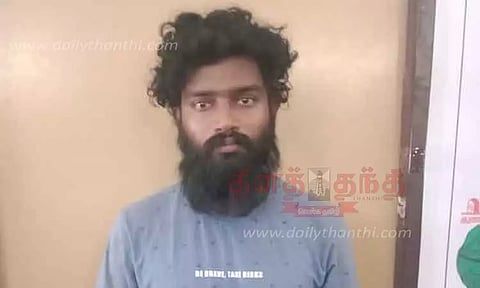 மூதாட்டியிடம் நகை பறித்த வாலிபர் கைது