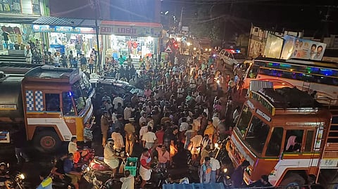 ஆண்டிப்பட்டியில் பொதுமக்கள் சாலை மறியல்