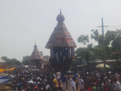 அரங்குளநாதா காவில் வைகாசி விசாக தேரோட்டம்