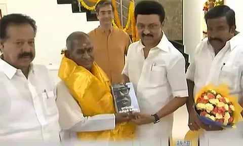 இளையராஜா பிறந்தநாள் - முதல்-அமைச்சர் மு.க.ஸ்டாலின் நேரில் வாழ்த்து