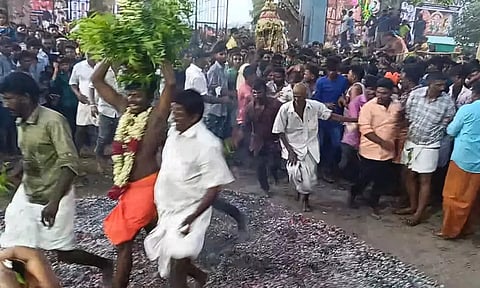 மாரியம்மன் கோவிலில் தீமிதி திருவிழா