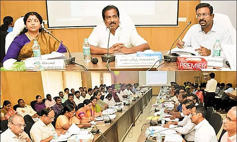 பதிவுத்துறை மூலம் ரூ.25 ஆயிரத்து 567 கோடி வருவாய் ஈட்ட மேற்கொள்ள வேண்டியது என்ன? அமைச்சர் ஆலோசனை