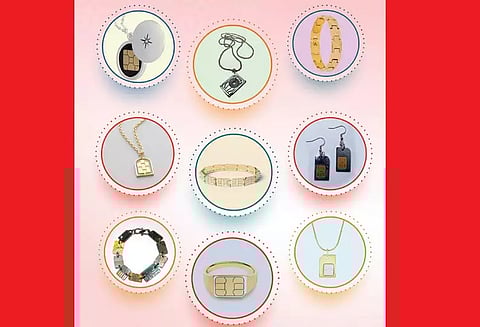 சிம் கார்டு நகைகள்