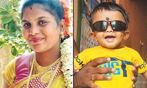 வேலைக்கு செல்லவேண்டாம் என்று கணவர் கண்டித்ததால் 3 வயது குழந்தையுடன் பெண் என்ஜினீயர் தற்கொலை