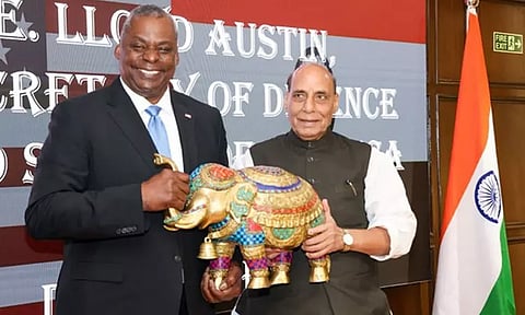 அமெரிக்க மந்திரியுடன் பாதுகாப்பு உறவுகள் பற்றி விரிவான பேச்சுவார்த்தை நடந்தது; மத்திய மந்திரி ராஜ்நாத் சிங்