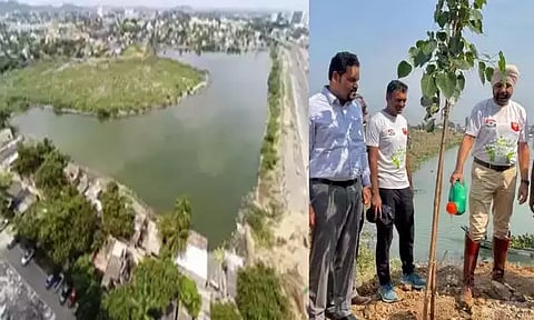 பல்லாவரம் ஏரியை சுத்தப்படுத்திய ராணுவ வீரர்கள்