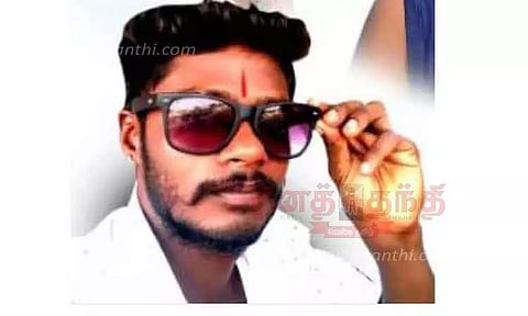 பஸ் மோதி வாலிபர் பலி