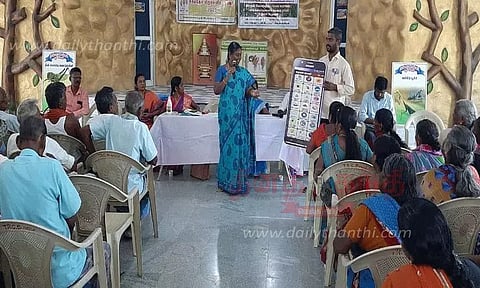 விவசாயிகளுக்கு பயிற்சி