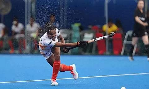 ஜூனியர் ஆசிய கோப்பை ஆக்கி போட்டி; அரையிறுதிக்கு முன்னேறிய மகளிர் அணி