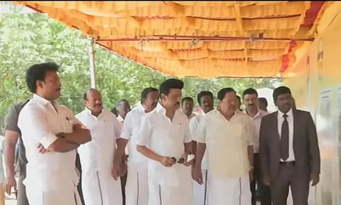 திருச்சியில் தூர்வாரும் பணிகளை முதல்-அமைச்சர் மு.க.ஸ்டாலின் ஆய்வு..!