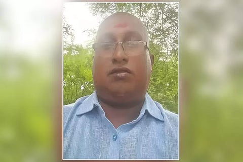 மோட்டார் சைக்கிள் மீது கார் மோதல்; மின்வாரிய ஊழியர் பலி