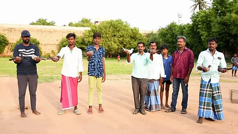 திருவானைக்காவலில் புறா பந்தய போட்டி