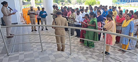 குழந்தை தொழிலாளர் முறை அகற்றுவதற்கான உறுதிமொழி ஏற்பு