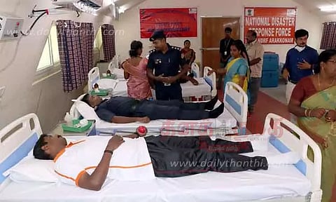 உலக ரத்த தான தினத்தை முன்னிட்டு ரத்ததான முகாம்