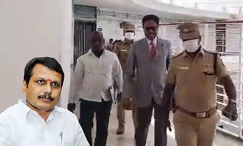 அமலாக்கத்துறை அதிகாரிகள் தன்னை தரையில் போட்டு தரதரவென இழுத்ததாக செந்தில் பாலாஜி தெரிவித்தார் - மனித உரிமை ஆணையம்