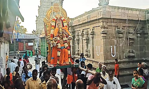 திருவள்ளூர் மாவட்டம் நரசிம்ம பெருமாள் கோவிலில் பிரம்மோற்சவ விழா