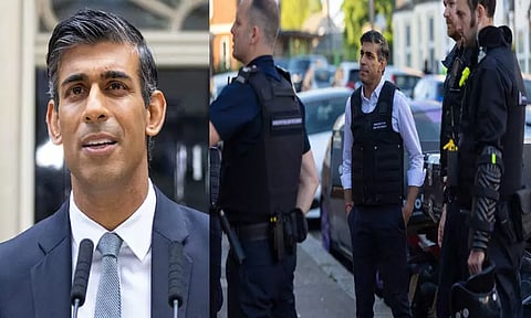 இங்கிலாந்தில் சட்டவிரோதமாக குடியேறியவர்களை கைது செய்ய நேரில் சென்ற பிரதமர்