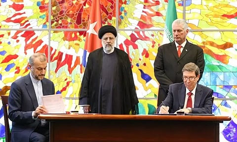 கியூபா உடன் 5 வர்த்தக ஒப்பந்தங்களில் கையெழுத்திட்ட ஈரான் அதிபர்