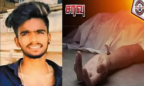 தடுப்பு சுவரில் மோட்டார் சைக்கிள் மோதி 25 அடி உயர மேம்பாலத்தில் இருந்து விழுந்த வாலிபர் பலி