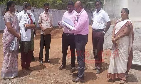 ஆரம்ப சுகாதார நிலையத்தில் ஆய்வு