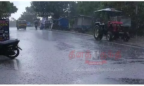 பரவலாக மழை