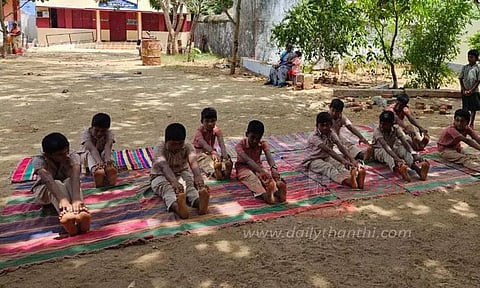 அரசு பள்ளிகளில் யோகா தின விழா