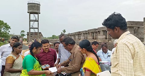 தொழிற்தட திட்ட பணிகளை கலெக்டர் வளர்மதி ஆய்வு