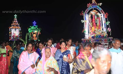 ஓரியூர் புனித அருளானந்தர் ஆலய சப்பரப்பவனி