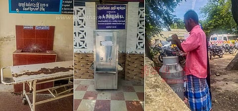 கும்பகோணம் அரசு ஆஸ்பத்திரியில் குடிநீர் இன்றி தவிக்கும் பொதுமக்கள்