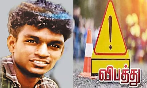 திருத்தணி அருகே மோட்டார் சைக்கிள்கள் மோதல்; வாலிபர் பலி