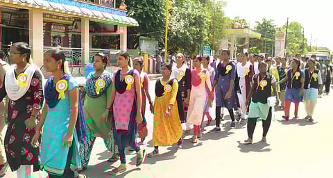 போதைப்பொருள் ஒழிப்பு விழிப்புணர்வு ஊர்வலம்
