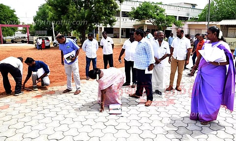 திருச்செங்கோட்டில் வளர்ச்சி திட்ட பணிகளை கலெக்டர் உமா ஆய்வு