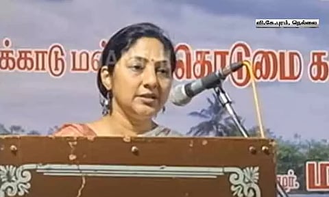 'மக்களின் வாழ்க்கையைப் பற்றி கவலைப்படாத கல்வி கொள்கையை நம் மீது திணிக்கிறார்கள்' - நடிகை ரோகிணி விமர்சனம்