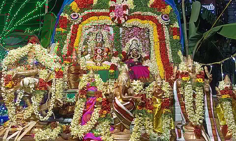 சவுந்தரநாயகி உடனுறை பசுபதீஸ்வரர் கோவிலில் திருக்கல்யாண வைபவம்