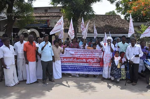 மாற்றுத்திறனாளிகள் ஆர்ப்பாட்டம்