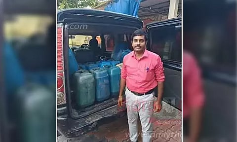 455 லிட்டர் மண்எண்ணெய் பறிமுதல்