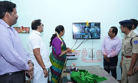 வட்டார போக்குவரத்து அலுவலகத்தில் கண்காணிப்பு கேமரா