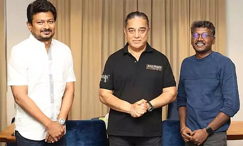 'மாமன்னன்' படத்திற்கு பாராட்டு; நடிகர் கமல்ஹாசனுக்கு நன்றி தெரிவித்த உதயநிதி ஸ்டாலின்