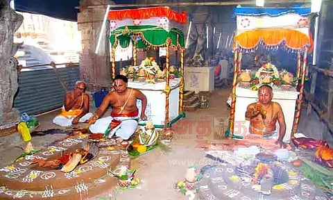 கூடலழகர் பெருமாள் கோவிலில் இன்று பாலாலயம்-ஆவணி மாதம் கும்பாபிஷேகம் நடத்த முடிவு