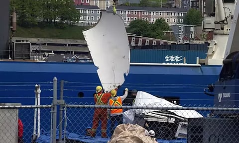 இறந்தவர்கள் உடல்களுடன் டைட்டன் நீர்மூழ்கி மீட்பு: அமெரிக்க கடலோர காவல்படை தகவல்