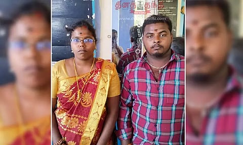 வரப்பாளையம் போலீஸ் நிலையத்தில் பாதுகாப்பு கேட்டு காதல் ஜோடி தஞ்சம்
