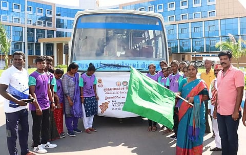 விளையாட்டு போட்டிகளில் பங்கேற்க 650 பேர் சென்னை பயணம்