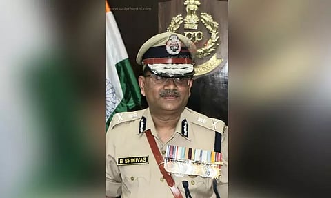 புதுவையில் புதிய டி.ஜி.பி.யாக ஸ்ரீனிவாசன் பொறுப்பேற்பு