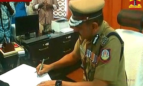சென்னை மாநகர புதிய காவல் ஆணையராக பொறுப்பேற்றுக் கொண்டார் சந்தீப் ராய் ரத்தோர்