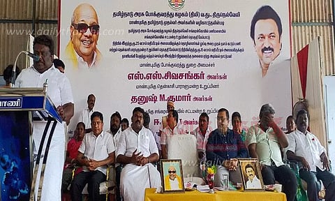 சங்கரன்கோவில் அரசு போக்குவரத்து கழக பணிமனையில் ஓய்வறை அமைக்கும் பணி தொடக்கம்